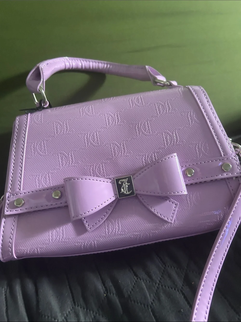 Juicy Couture Lavender Bow Satchel